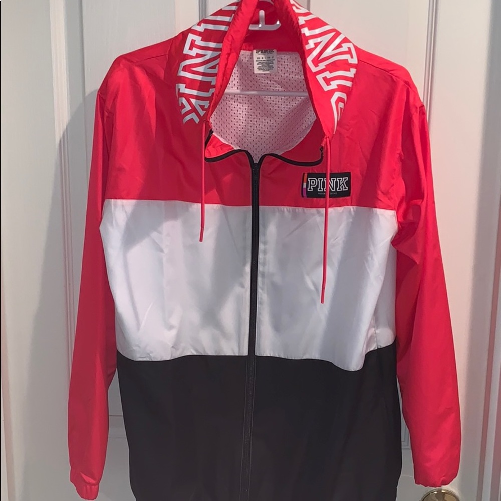 VS Pink Windbreaker - Picture 1 of 5